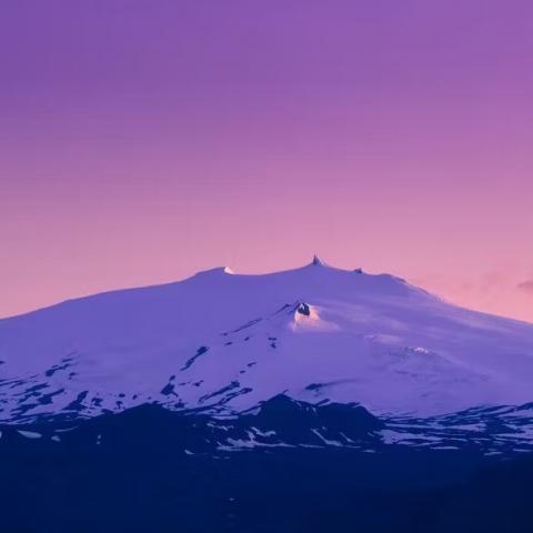 Snæfellsjökull glacier